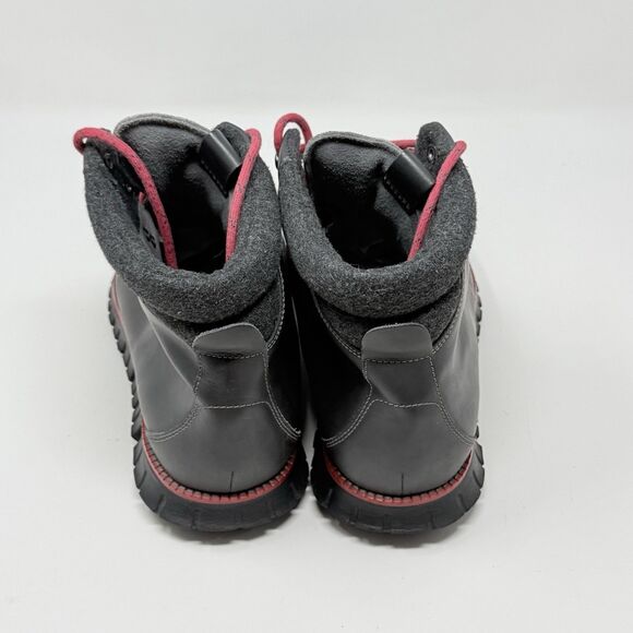 Cole Haan ZeroGrand Water Resistant Hiking Boots Mens 12 M Gray Magnet Leather main image 6
